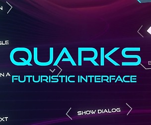 Quarks Futuristic Interface Design