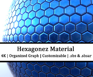 Hexagonez Metal | 4K Substance | Full Graph