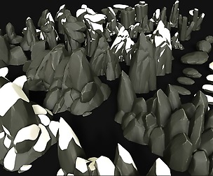 Stylized Forest Rocks
