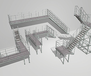 Industrial Stairs Modular