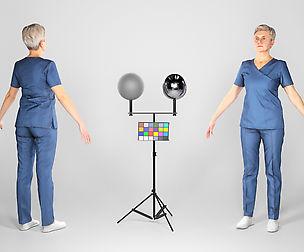 Adult surgical nurse ready for animation 127