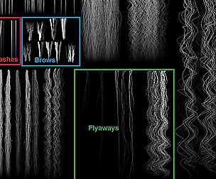 Hair Textures AND MESH: Enyzri