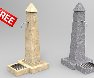 Fountain 3D Model