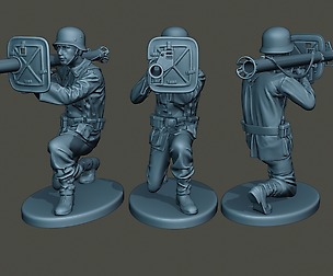German soldier ww2 Shoot crouched G4