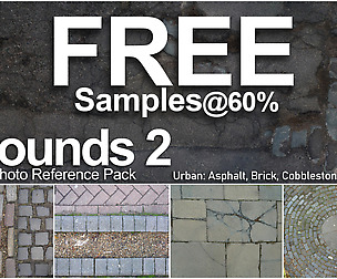 Ground Texture Reference 2 - Urban (Free Sample)