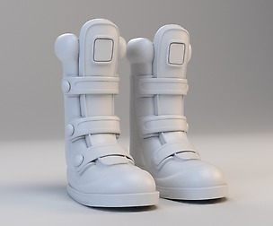 Cartoon Cyber Boots