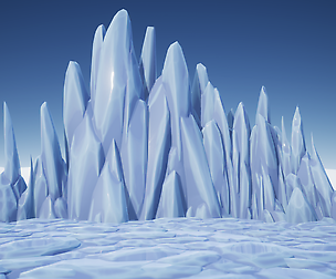 Stylized Ice Formations