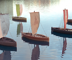Knarr - Medieval Sailboat