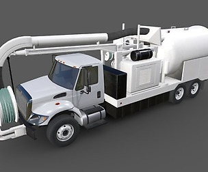 Jetter Truck International 7400