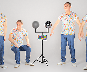 Animated surgeon: walking, waving, sitting 70