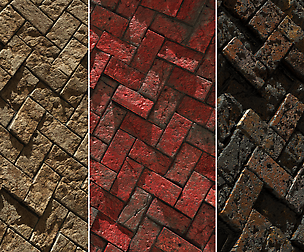 Herringbone Brick Pattern Game Textures