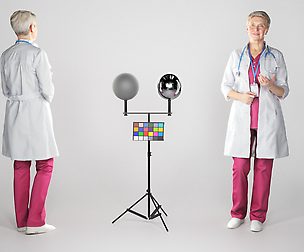 Surgical doctor female smiling 139