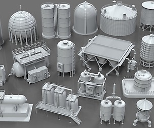 Industrial Tanks - part - 1 - 20 pieces