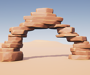 Stylized Desert Rocks