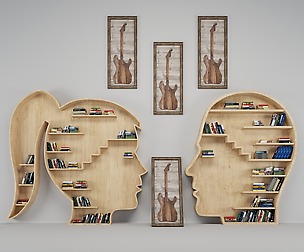 book_shelf and Guitar_Frame