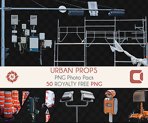 Urban Props - PNG Photo Pack