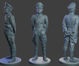 German Officer ww2 attention G5