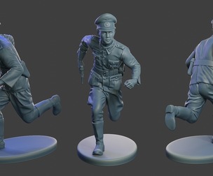 German Officer ww2 run G5