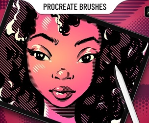 FULL Halftone – Procreate Brushes