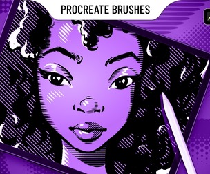 EXTENDED Halftone – Procreate Brushes
