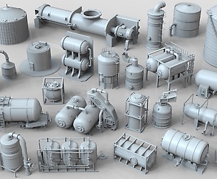 Industrial Tanks - part-2 - 25 pieces
