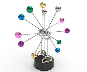 Newton pendulum creative rotating eternal balls