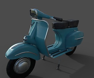 Italian Vespa bike