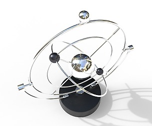 Magnetic Pendulum rotating eternal balls
