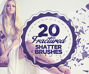 20 Fractured Shatter Brushes