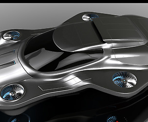 Air machine hover car