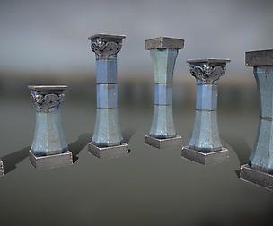 Blue Column