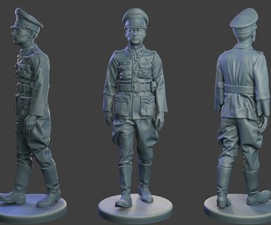 German Officer ww2 walk G5
