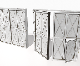Industrial metal gate 1