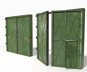 Industrial metal gate 2