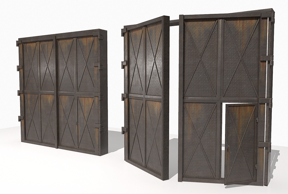 Industrial metal gate 3