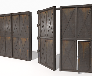Industrial metal gate 3