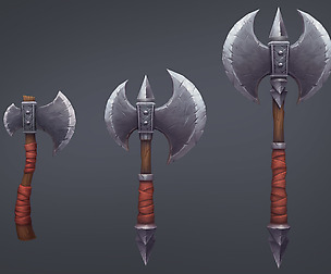 Stylized Weapons - Axe Pack