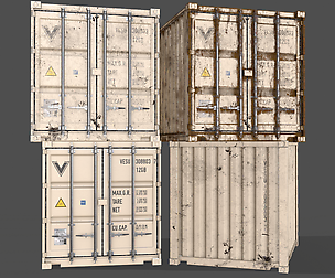 PBR 10 ft Storage Container - White