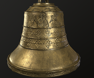 church bell Low-poly