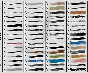 Krita Custom Brush Pack