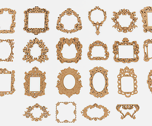 Frames for mirrors and paintings 22 pieces Set-2