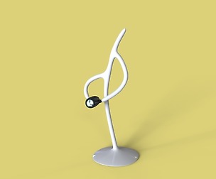 a man with a lantern 3D model