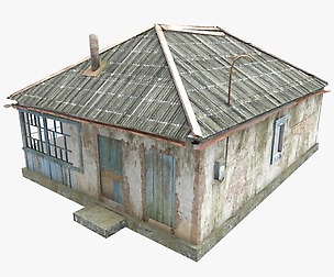 Abandoned house 3D model
