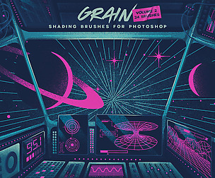 Grain Volume II Photoshop Brushes