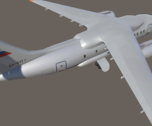 Antonov AN-148 Low-poly 3D model