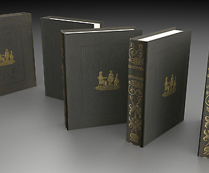 book 3d model low poly Free low-poly