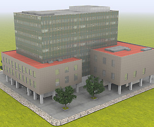building school 3D model