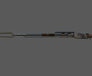 The Mandalorian Rifle 3D Asset