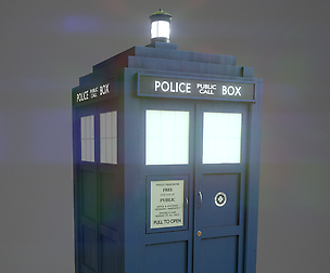 Tardis 3D Asset