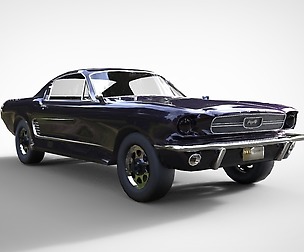 ford mustan gt1967 Free low-poly